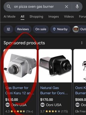 Ooni pizza oven plus  Attachments in Silver